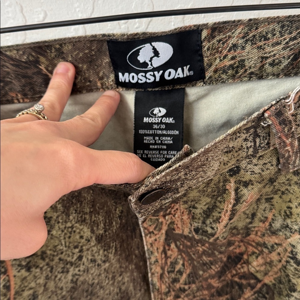 Mossy Oak Camo Hunting Streetwear Pants 36x30 100% cotton - Picture 2 of 4